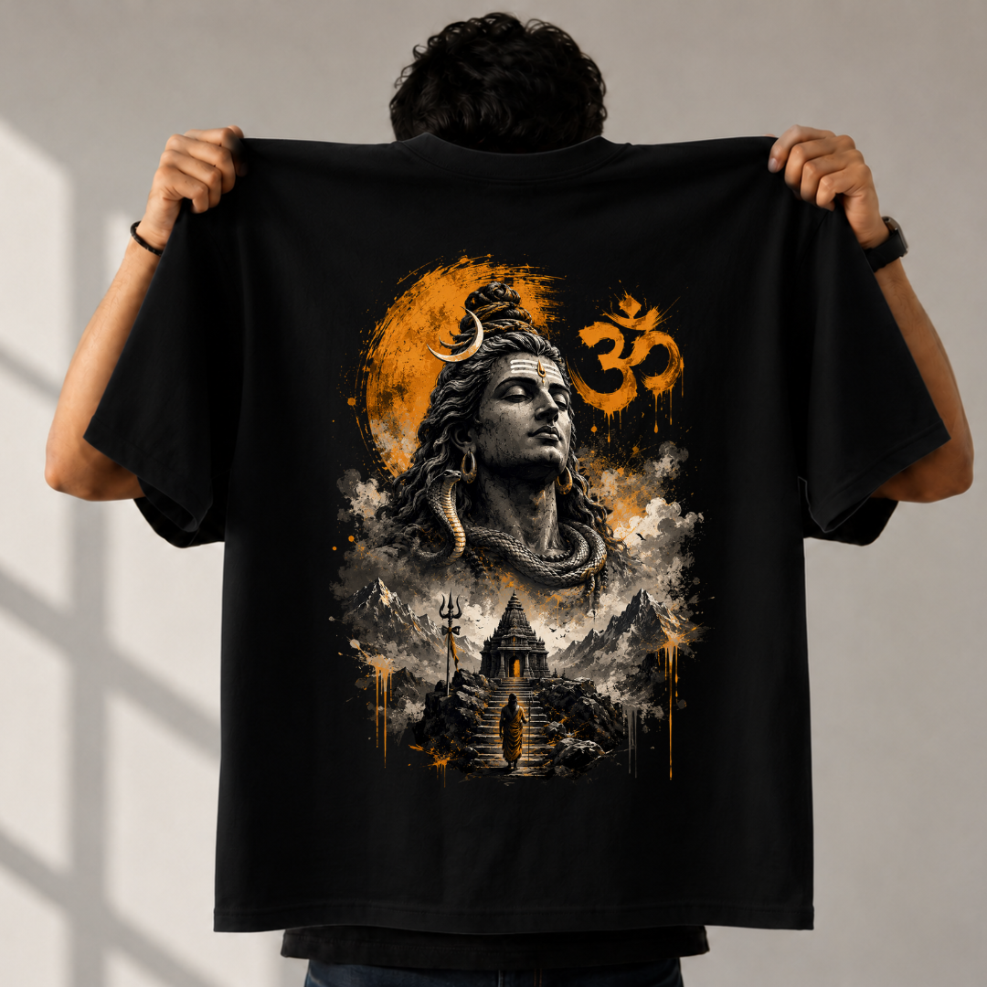Men's oversized T-Shirt HAR HAR MAHADEV