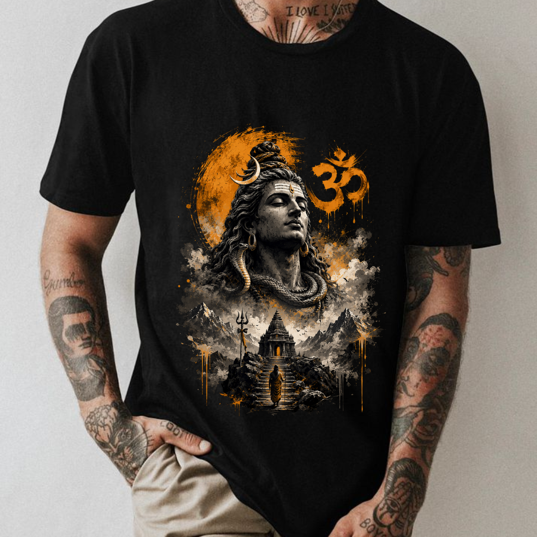 Men's oversized T-Shirt HAR HAR MAHADEV