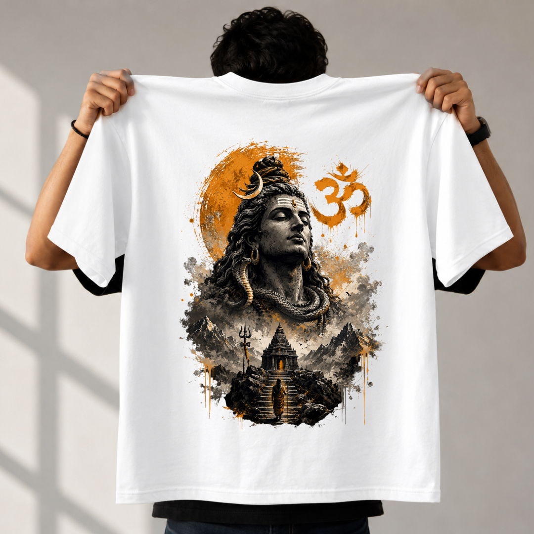 Men's oversized T-Shirt HAR HAR MAHADEV